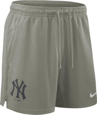 Nike New York Yankees Primary Nike Mens Dri-FIT MLB Shorts in Grey | 03EMN05KNK-RNT
