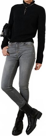 BA&SH Aimie Slim-Fit Jeans In Gris