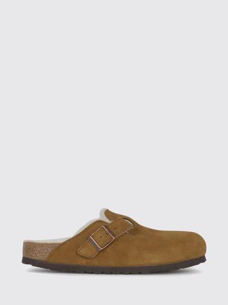 Birkenstock Mules Boston Birkenstock in camoscio