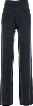 Allude Pantaloni dritti - Nero