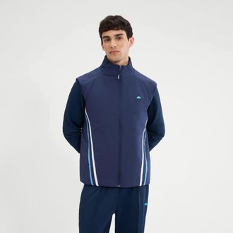 Ellesse Mens Rushano Gilet - Navy - Size X-Small
