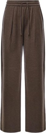 Max Mara Wide Broeken - Dames - Wijde Broeken - Bruin - M - Broeken