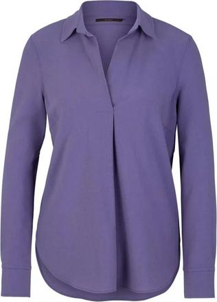Windsor Overhemden, Dames, Paars, L, Elegante Blouse met Unieke Stijl