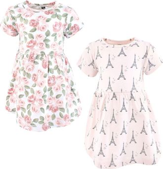 Hudson Baby 2Pk Dress in Bonjour Paris at Nordstrom, Size 12-18M