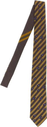 Dries Van Noten 102 Zijden Stropdas - Heren - Stropdassen - Veelkleurig - ONE Size - Accessoires