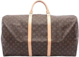 Louis Vuitton Pre-owned Weekend Bags, unisex, Brown, Size: ONE SIZE Pre-owned Vintage Weekend Bag