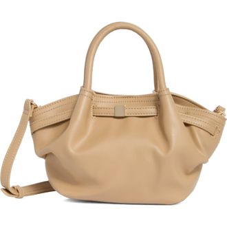 Urban Expression Faux Leather Top Handle Crossbody Bag in Tan at Nordstrom Rack