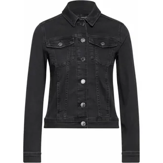 Street One Dames, Jassen, Zwart, Maat: XS Denim