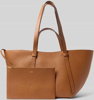 Abro Abro Handtasche mit Label-Detail Modell COSMO in Cognac, Größe 1