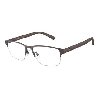 Emporio Armani Accessoires, unisex, Bruin, ONE Size, Ea 1138 Optisch Montuur