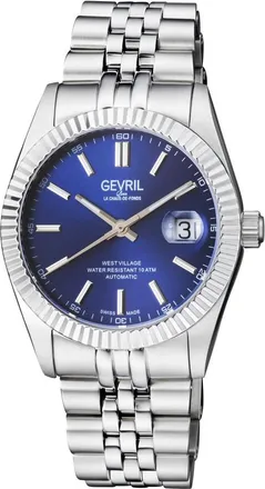 Gevril Group West Village Automatic Blue Dial Mens Watch 48900