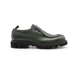 Fabi Platte Schoenen - Heren - Veterschoenen - Groen - 42 1/2 EU - Leer - Schoenen