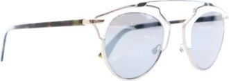 Dior Pre-owned Metal sunglasses - Dames - Vintage Accessoires - Blauw - ONE Size - Vintage