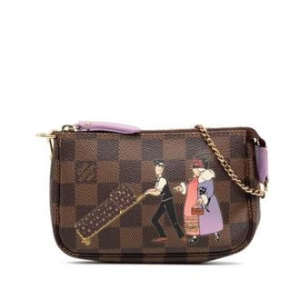 Louis Vuitton Pre-owned Mini Bags, female, Brown, Size: ONE SIZE Pre-owned Mini Pochette Accessoires