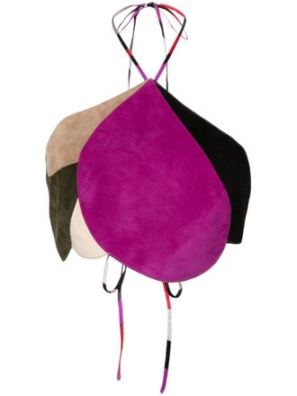 Pucci Top corto Goccia - Viola