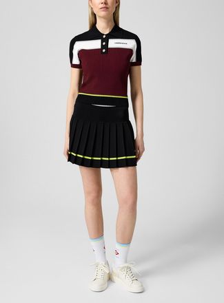 Casablanca Womens Accordion pleating tennis miniskirt