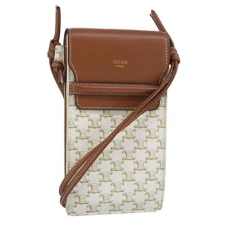 Celine unisex, Pre-owned, Wit, Maat: ONE Size Leer