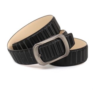 Anthoni Crown Lederg&uuml;rtel ANTHONI CROWN, Damen, Gr. 80, schwarz, Rindsleder, G&uuml;rtel Lederg&uuml;rtel