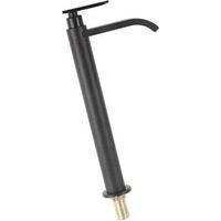 OEM Grifo Individual De Agua Fr&iacute;a De Acero Inoxidable G1/2 304, Grifo De Ba&ntilde;o, Lavabo Negro - Crezuo