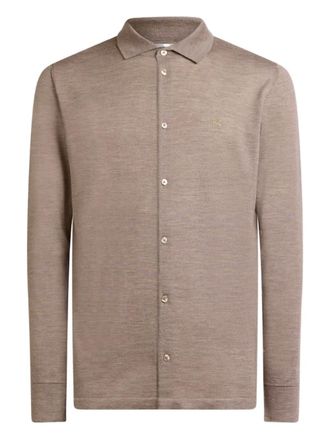 Etro Kasjmier-zijde vest met borduurwerk - Bruin