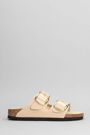 Birkenstock Sandali flats Arizona in pelle cipria