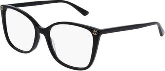 Gucci Authentieke Bril met Topkwaliteit - Dames - Brillen - Zwart - 53 MM - Accessoires