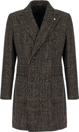 L.B.M. 1911 L.b.m. 1911, Jassen, Heren, Bruin, L, Cappotto Doppiopetto