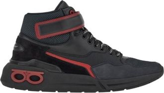 Ferragamo Cosma High-Top Sneakers, Size 6.5