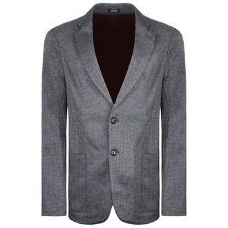 Armani Emporio Armani Exclusief Heren Grijs Bedrukte Blazer