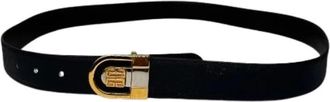 Givenchy Pre-owned Vintage Riem - Dames - Vintage Accessoires - Zwart - ONE Size - Leer - Vintage