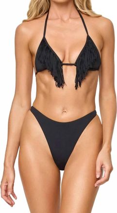 L*Space Sienna Bikini Top In Black