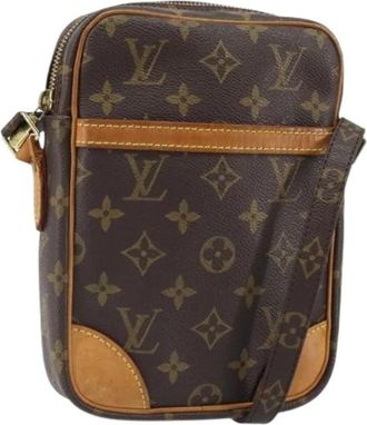 Louis Vuitton Pre-owned Canvas Cross Body Tas - Dames - Vintage Schoudertas - Bruin - ONE Size - Vintage