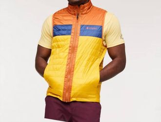 Cotopaxi Mens Capa Insulated Vest In Mezcal/sunset