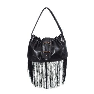 Armani Dames, Tassen, Zwart, Maat: ONE Size Leer