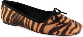 Kenneth Cole Carriah Flat in Tiger Haircalf at Nordstrom, Size 9.5