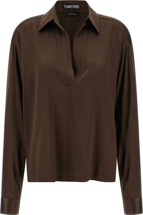 Tom Ford zijden poloshirt