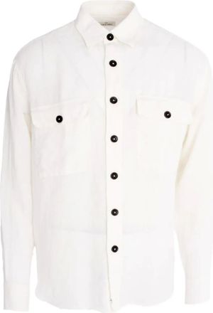 Alessandro Gherardi Camicia in lino - Bianco