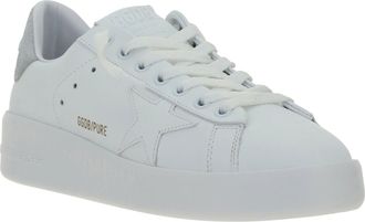 Golden Goose Womens Pure Star Sneakers White-Silver White/silver