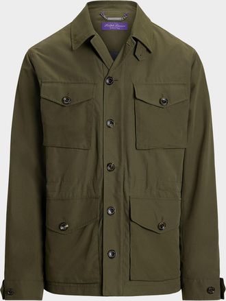 Ralph Lauren Purple Label Mens Twill Four-Pocket Jacket