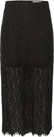 Part Two Rokken, Dames, Zwart, 2Xs, Maxi Rokken