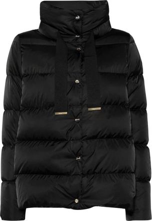 Herno Satijnen Donzen Jas - Dames - Winterjassen - Zwart - XL - Satijn - Jassen