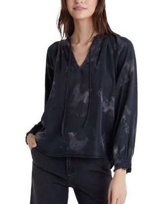 Bella Dahl Ruffle Raglan Pullover