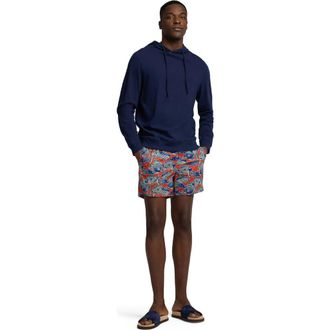 Onia Classic Charles 5 Swim Trunk in Orange at Nordstrom, Size Xx-Large