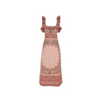 Zimmermann Dames, Jurken, Roze, Maat: S Linnen