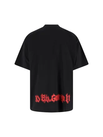 Balenciaga Mens T-Shirts And Polos Black Cotton