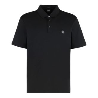 HUGO BOSS Polo de Algod&oacute;n Mercerizado - Tops - Hombre - Azul - 2XL