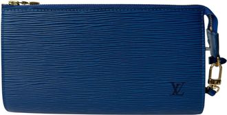 Louis Vuitton Toledo Blue Epi Leather Pouch (Pre-Owned)