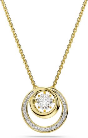 Swarovski Hyperbola Pendant Necklace in White/Gold at Nordstrom