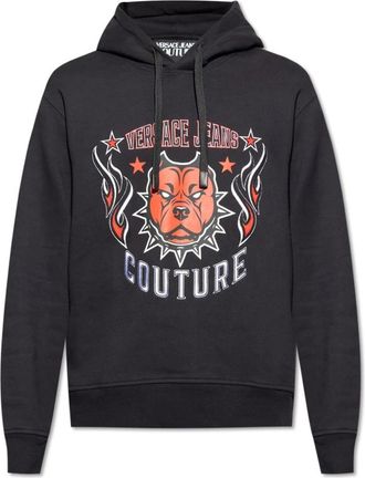 Versace Jeans Couture Felpa - Heren - Hoodies - Zwart - M - Hoodies & sweatvesten