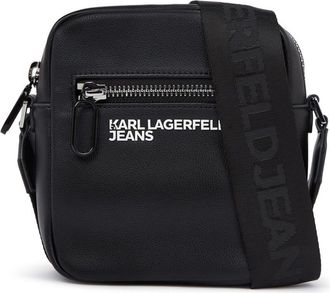 Karl Lagerfeld Borsa a tracolla con logo - Nero